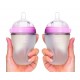 Comotomo Natural Feel 2-pack Baby Bottle 250ml - Pink